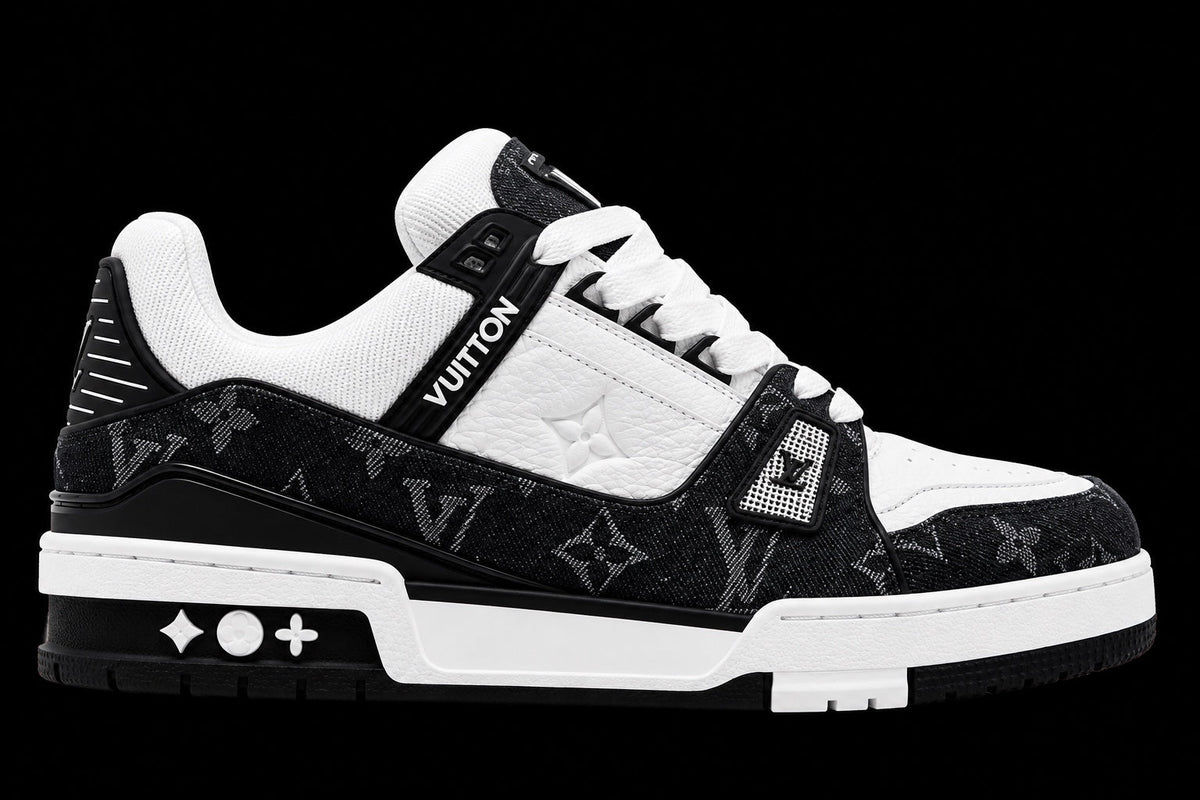 Louis Vuitton black and white sneaker